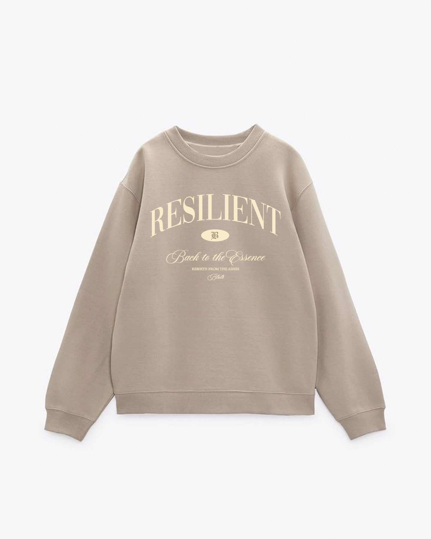 Back to the essence Crewneck Nude