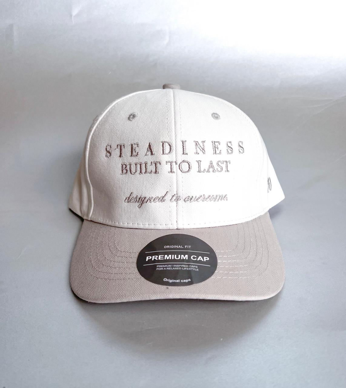 Gorra Bicolor Blanco-Gris Steadiness