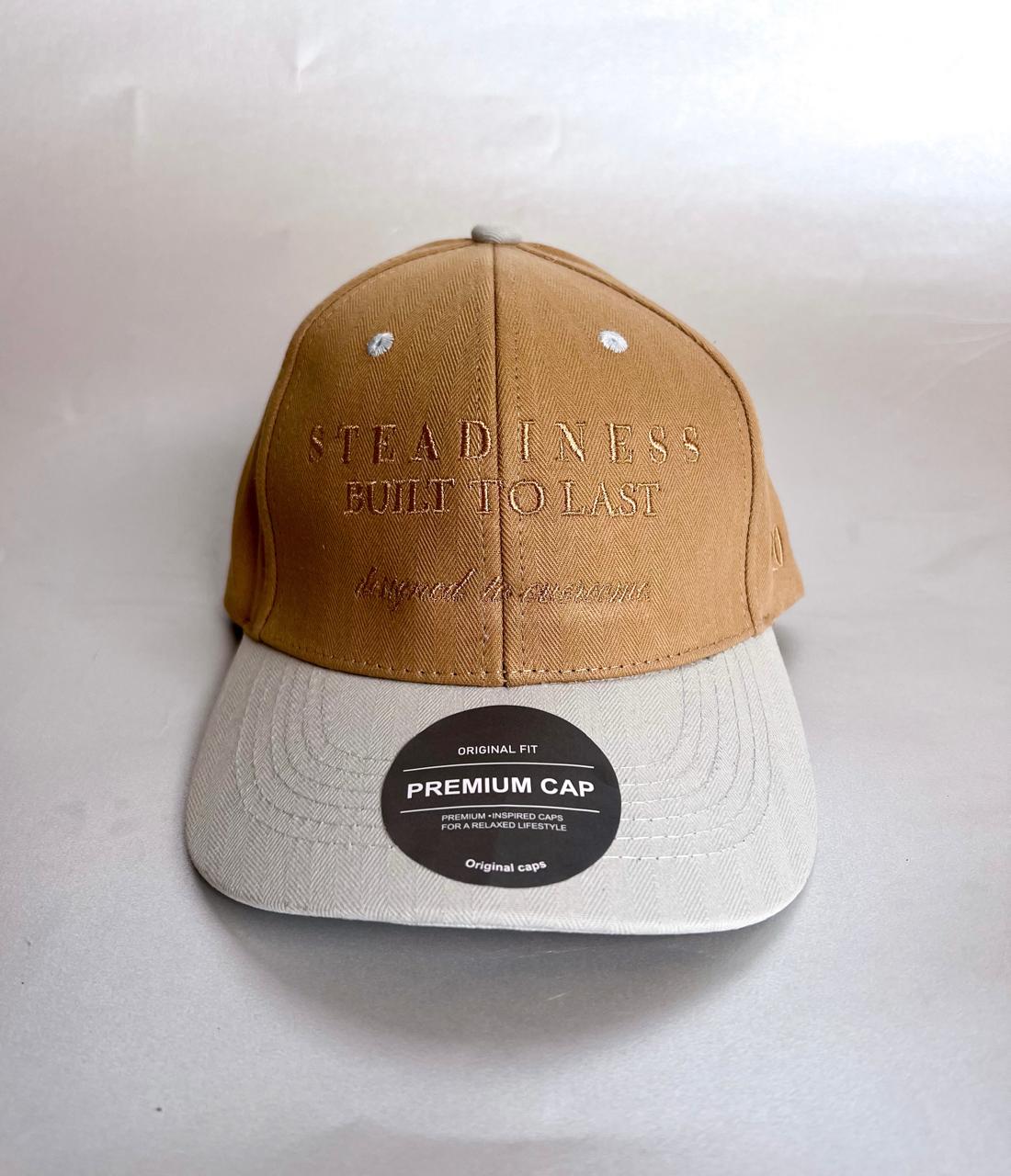 Gorra Bicolor Nude-Gris Claro Steadiness