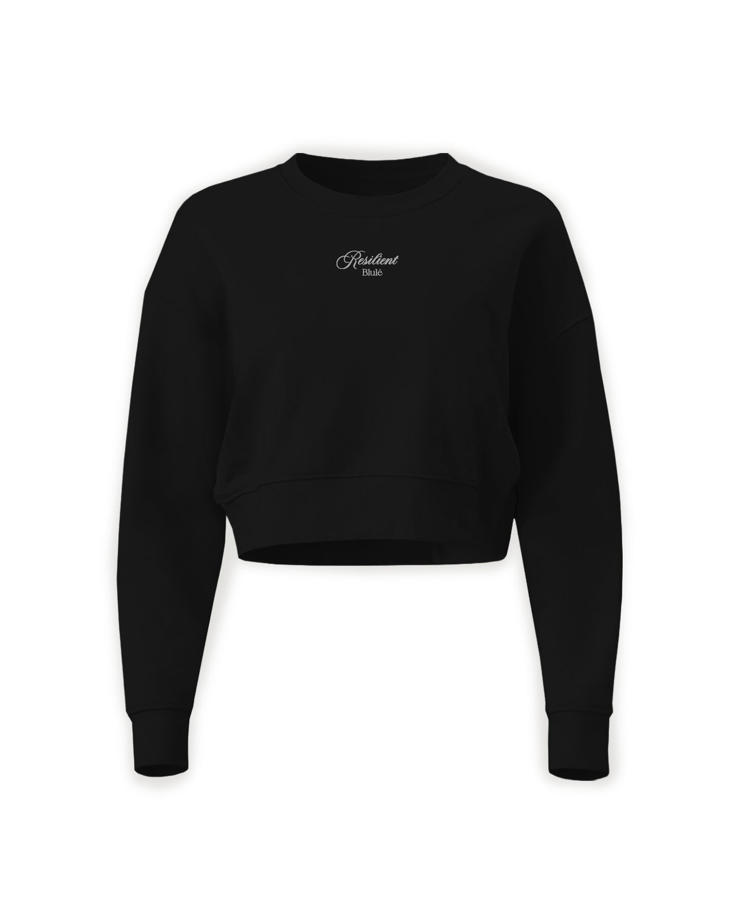 Florece Crewneck Cropped Black