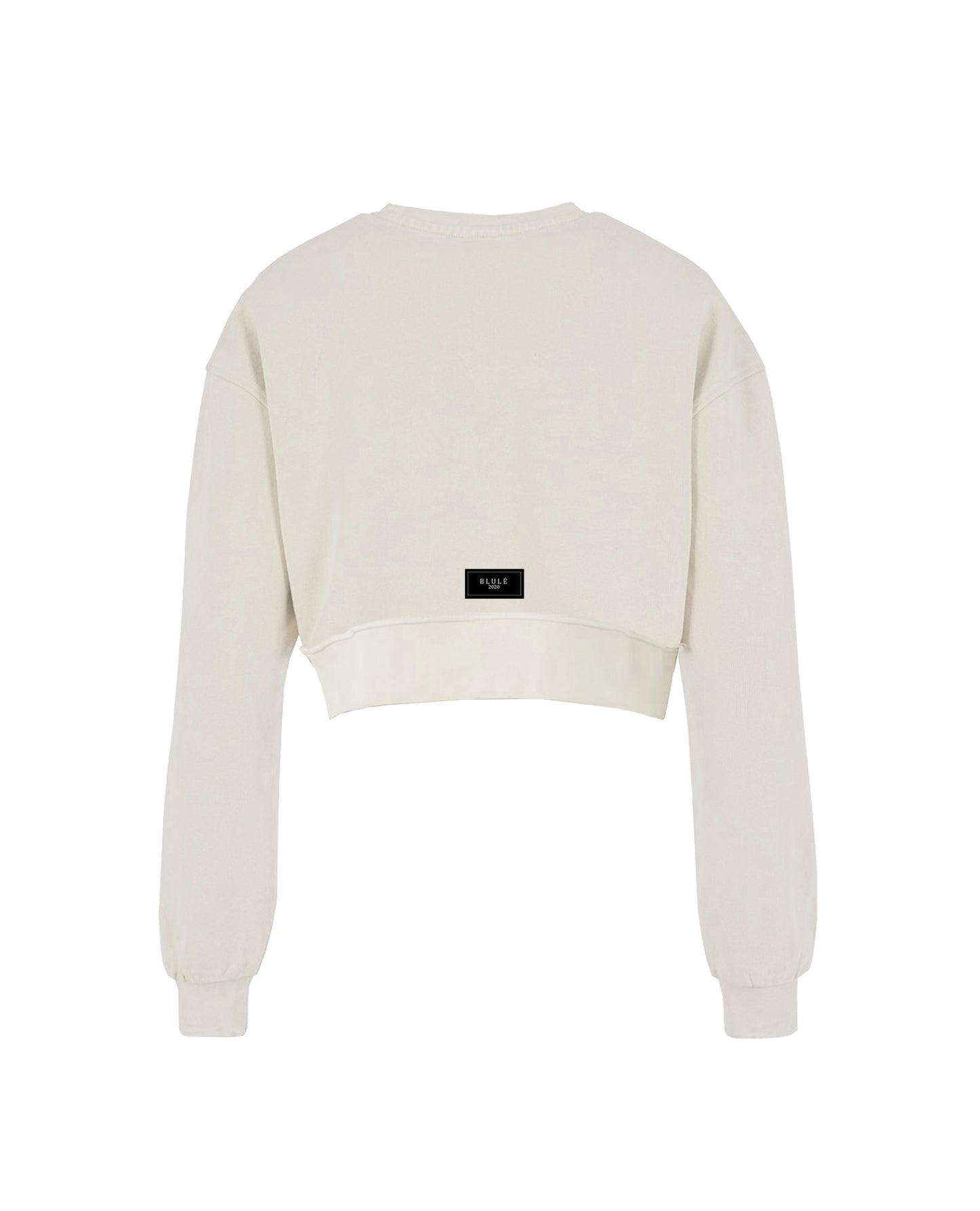 Floreciente Cropped Crewneck Vainilla