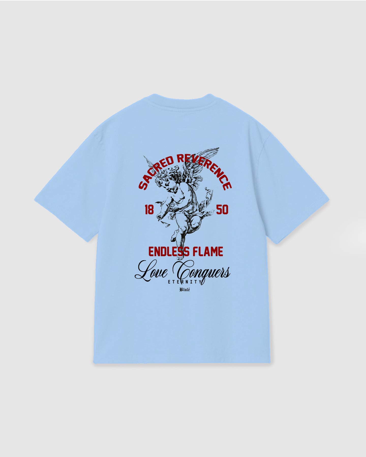 Oversized T Shirt Reverence Sky Blue