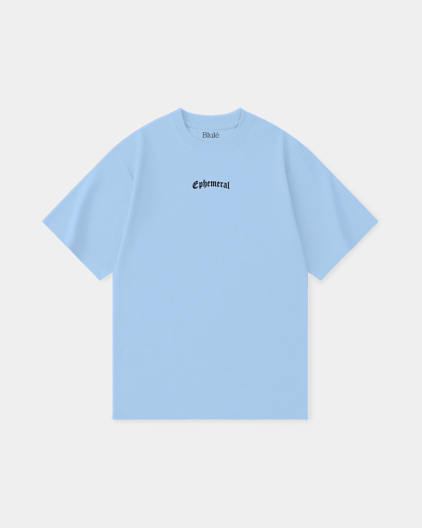 Oversized T Shirt Ephemeral Sky Blue