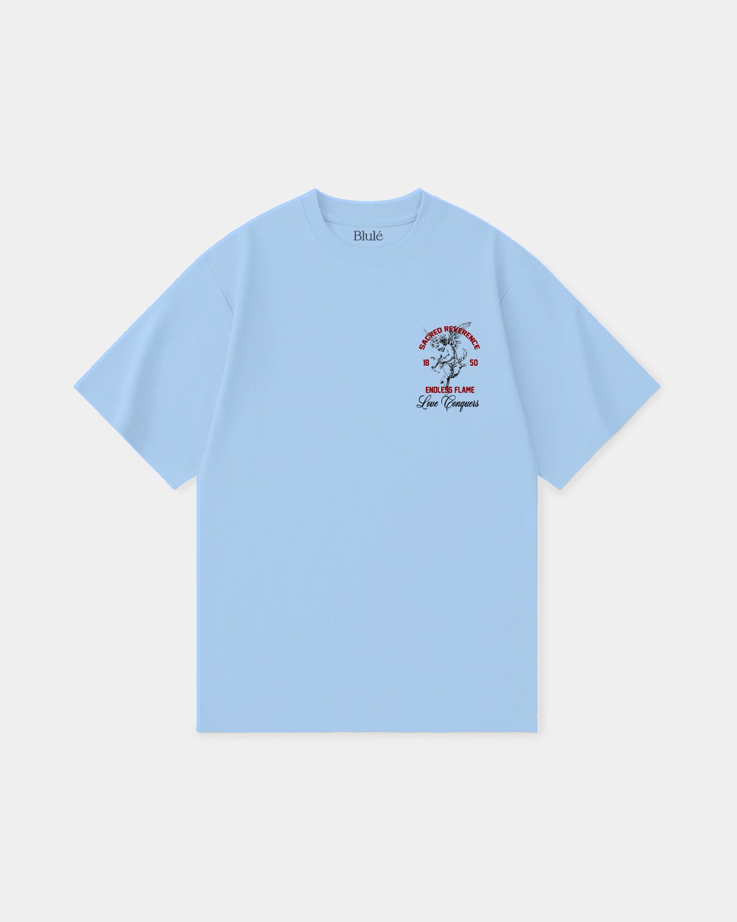 Oversized T Shirt Reverence Sky Blue