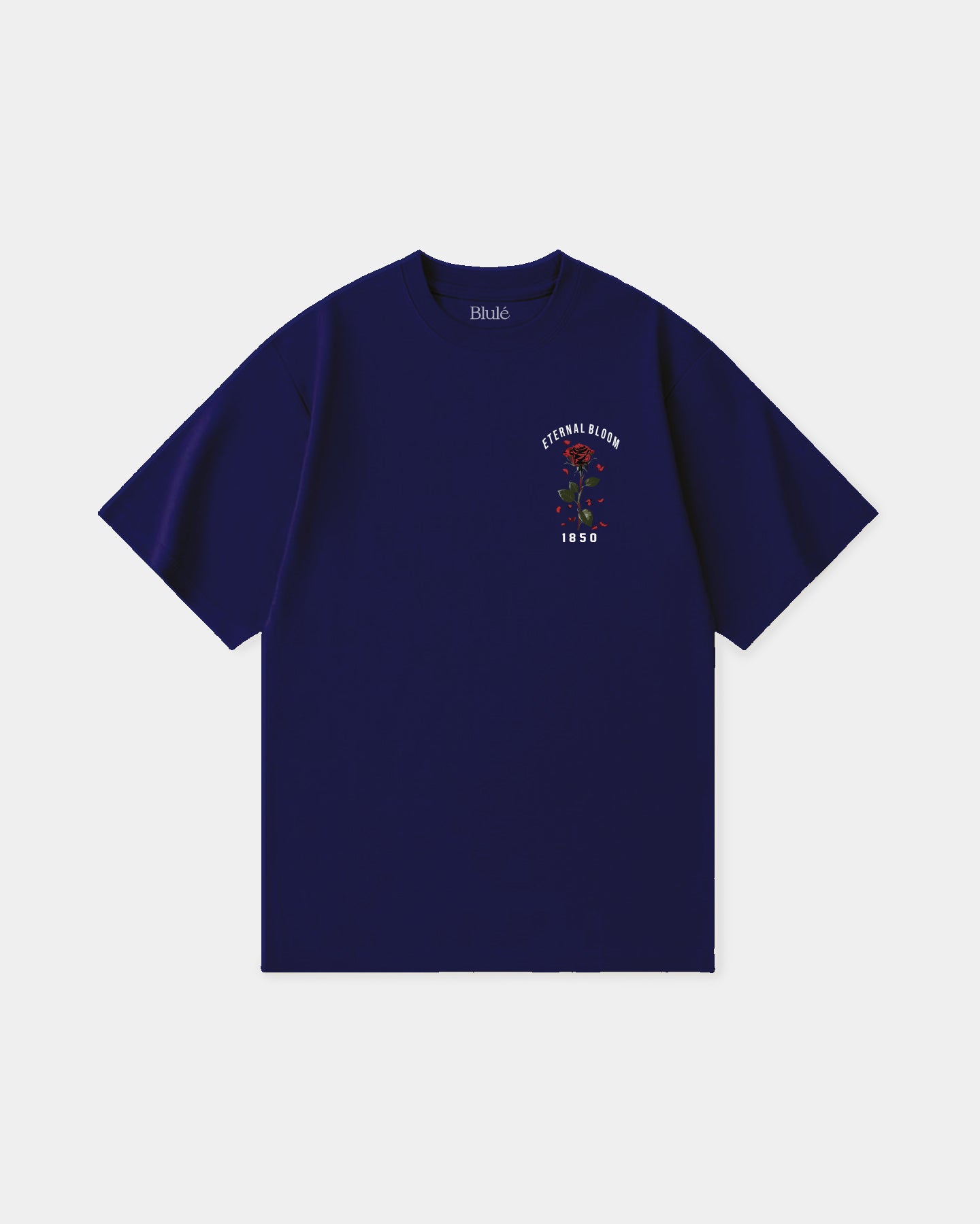 Oversized T Shirt Eternal Bloom Blue Navy