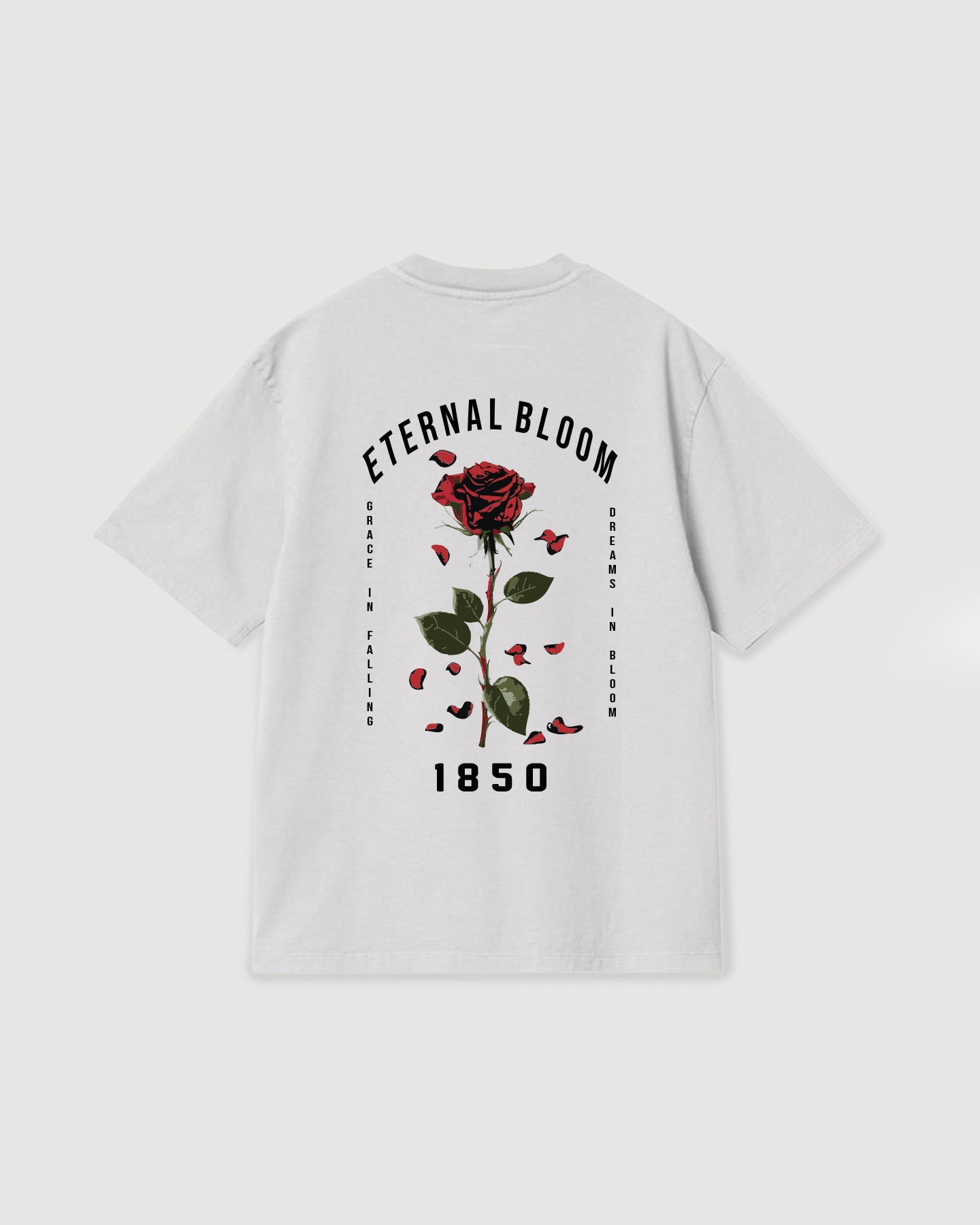 Oversized T Shirt Eternal Bloom White