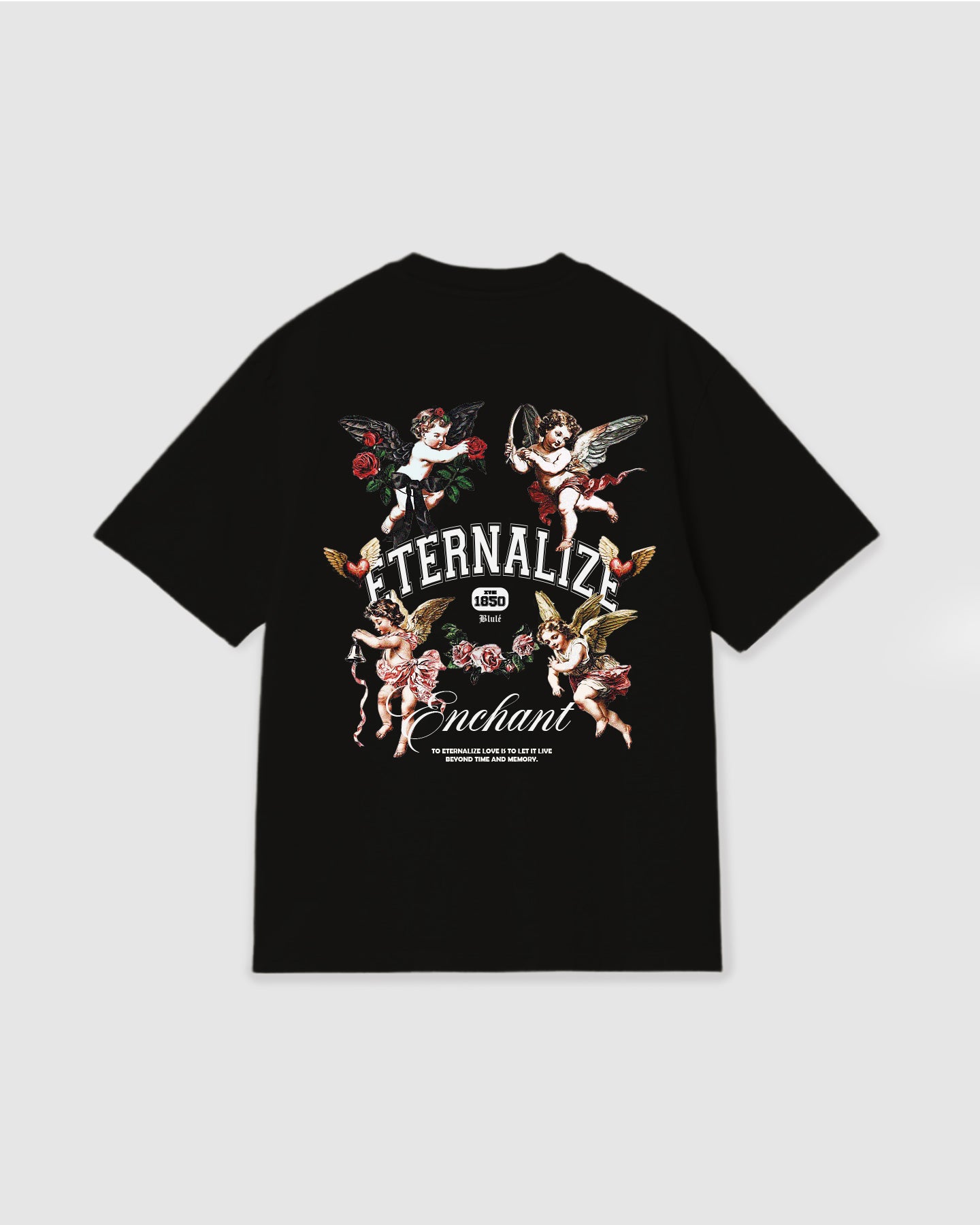 Oversized T Shirt Eternalize Black