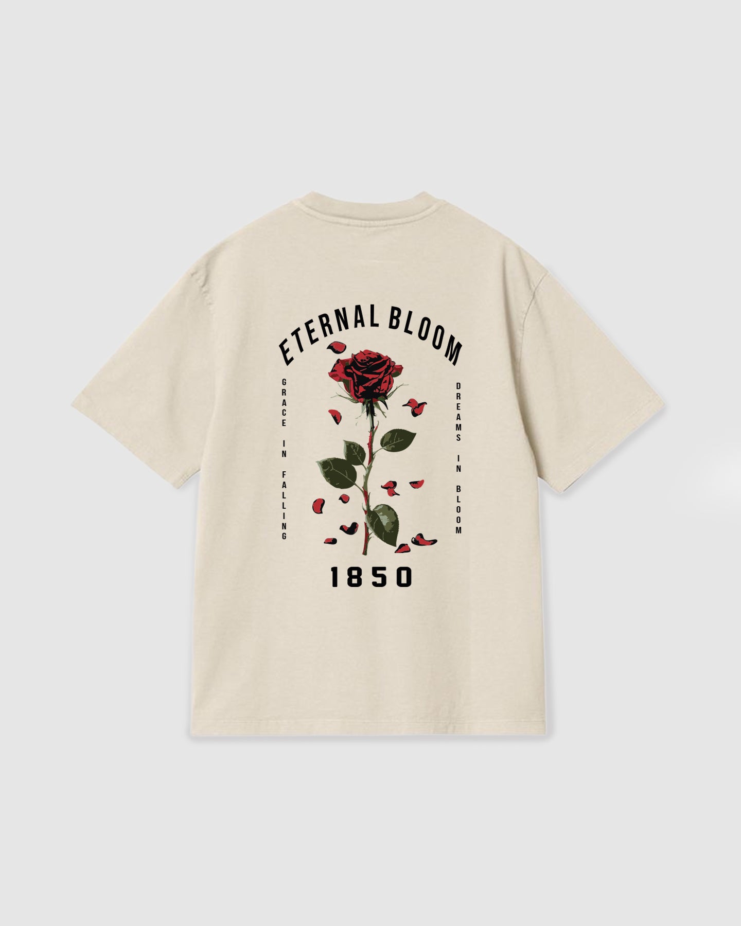 Oversized T Shirt Eternal Bloom Vanilla