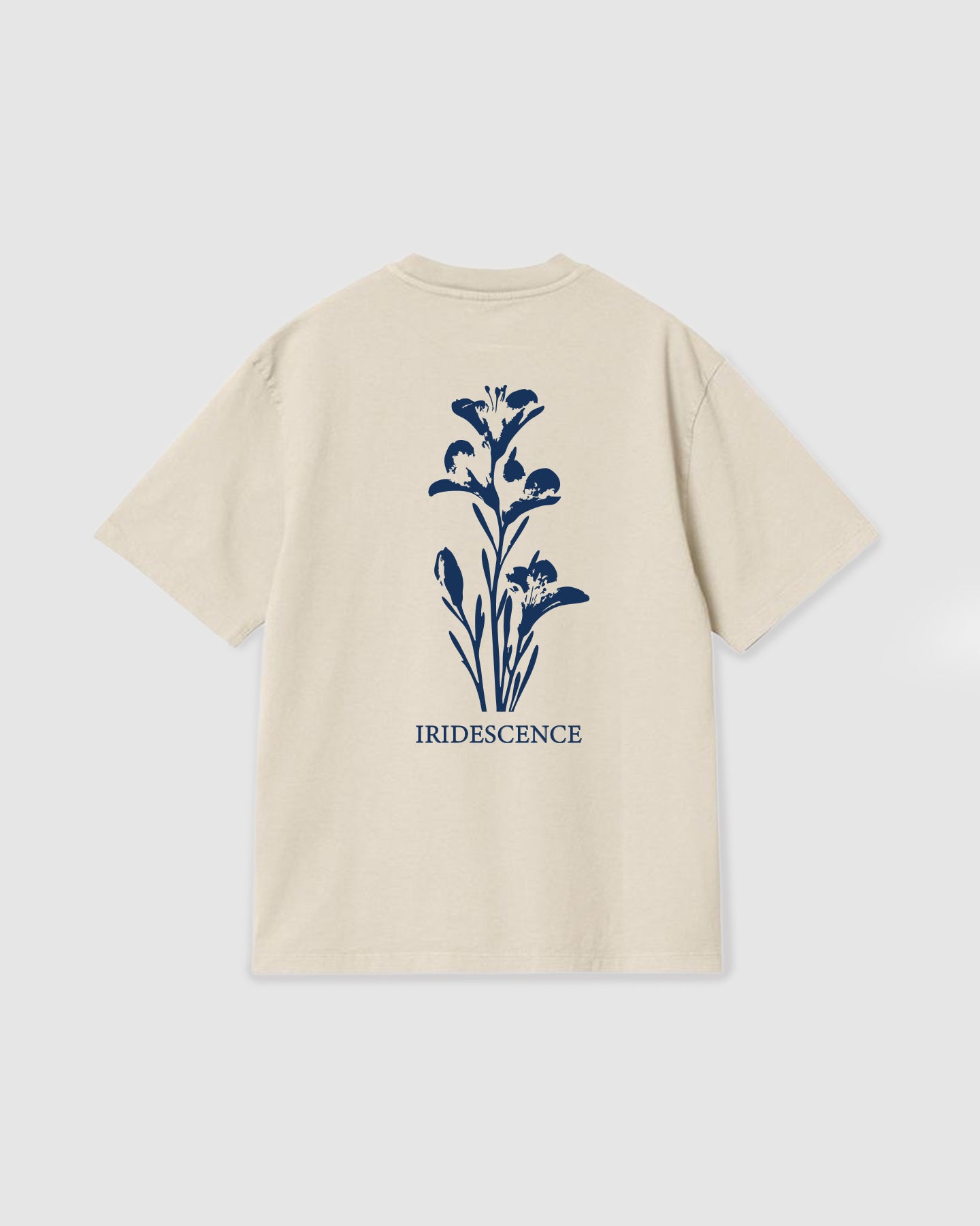 Oversized T Shirt Iridescence Vanilla