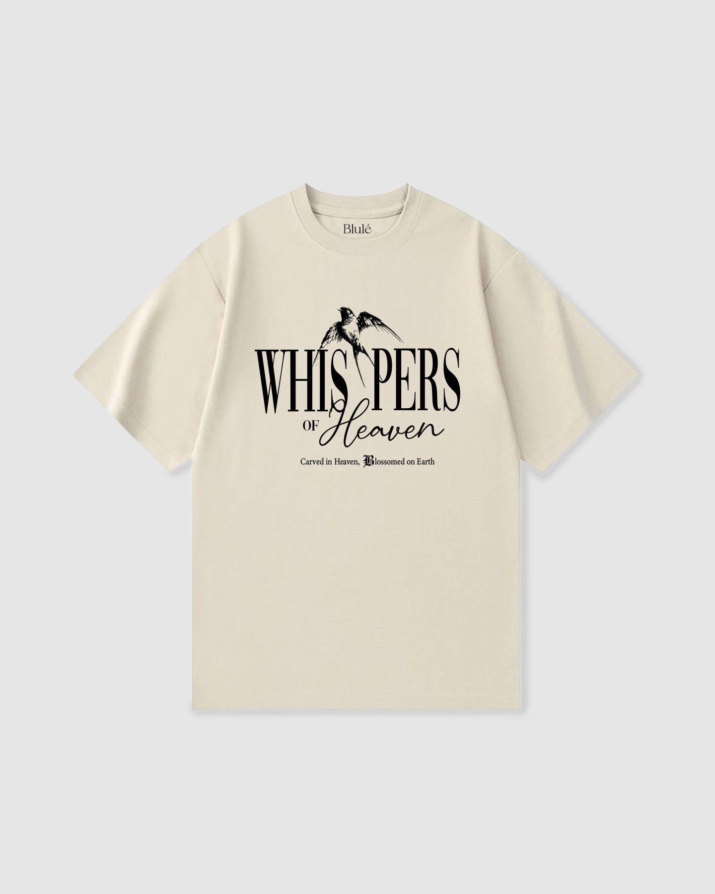 Oversized T Shirt Whispers Vanilla