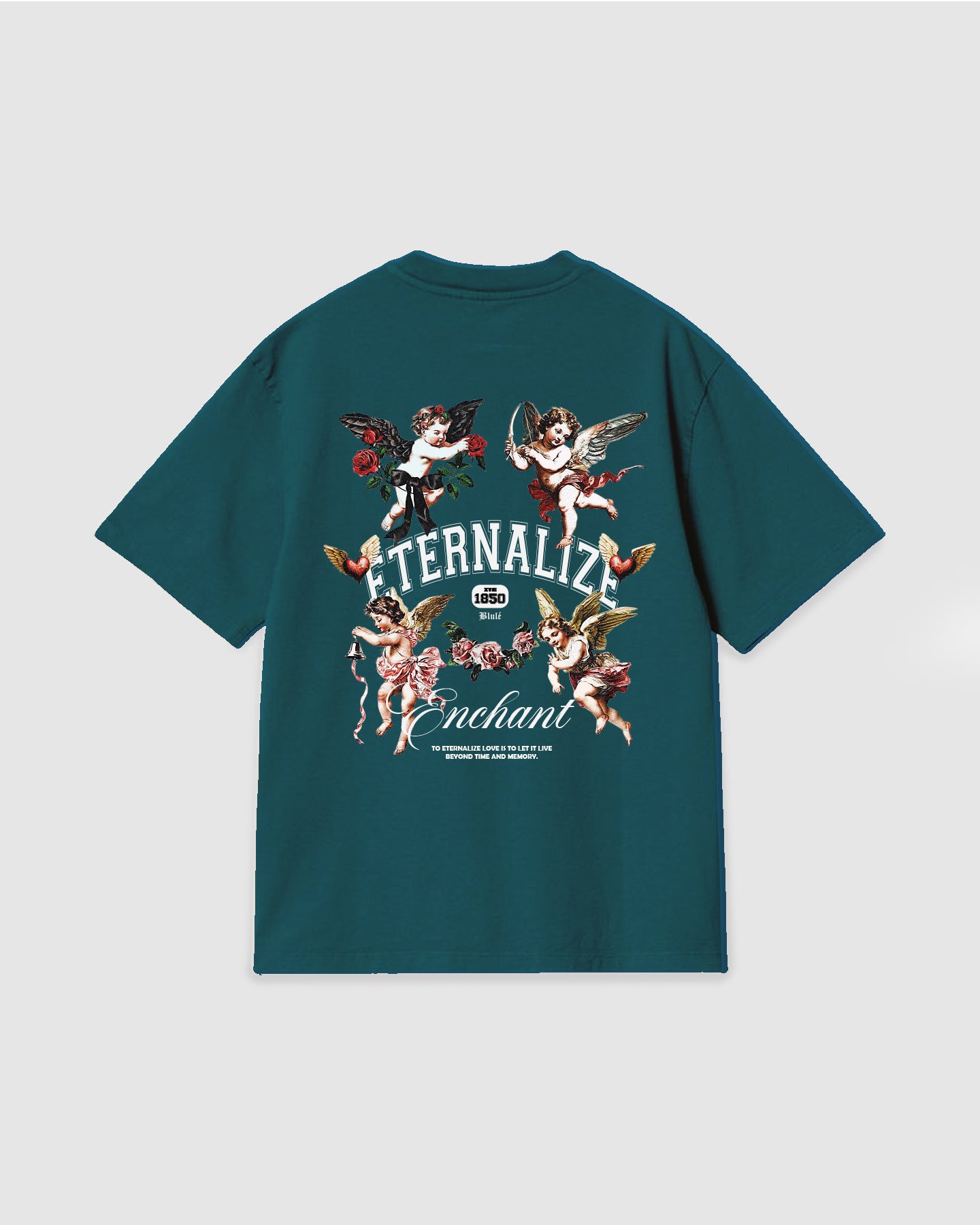 Oversized T Shirt Eternalize Dark Green
