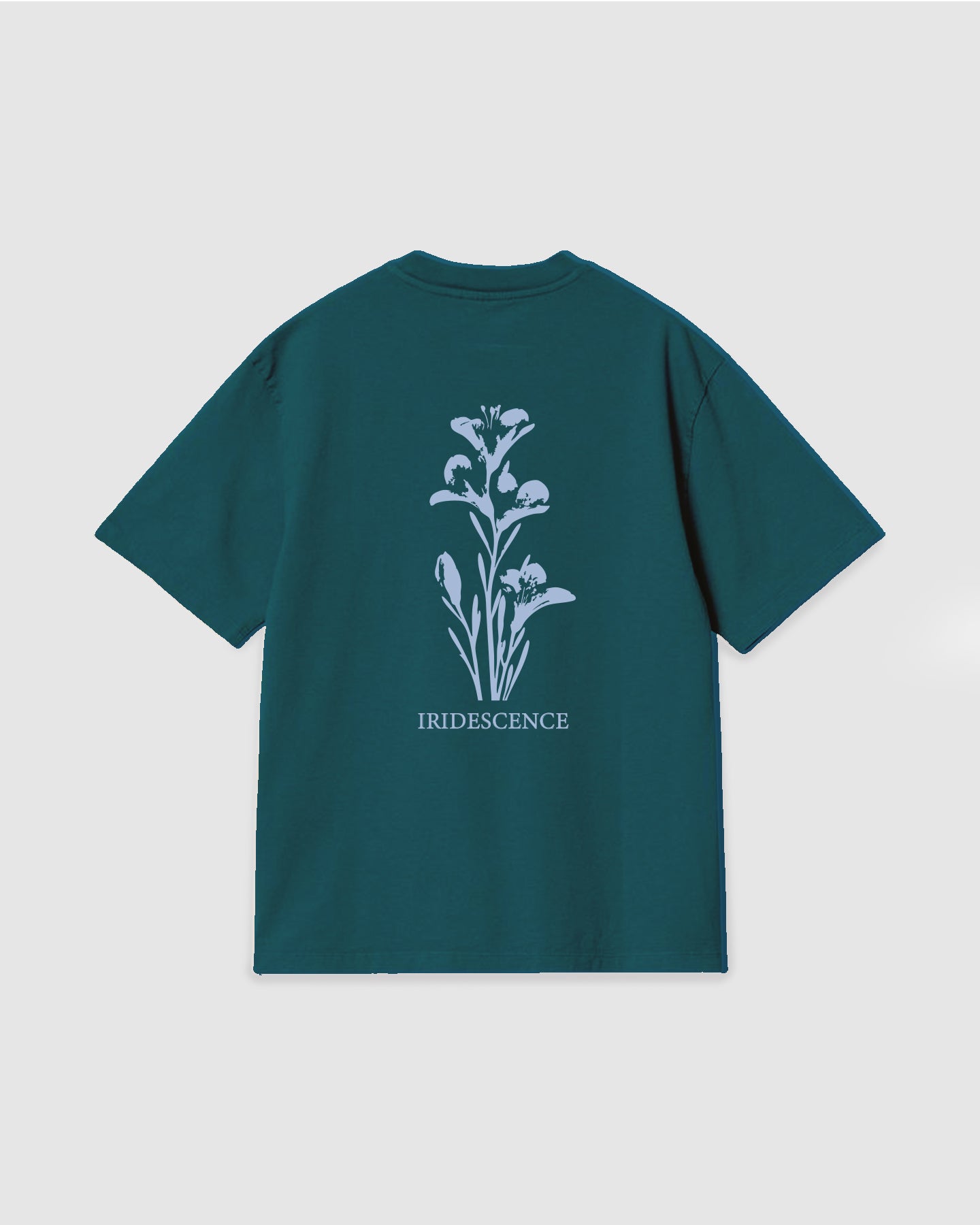 Oversized T Shirt Iridescence Dark Green
