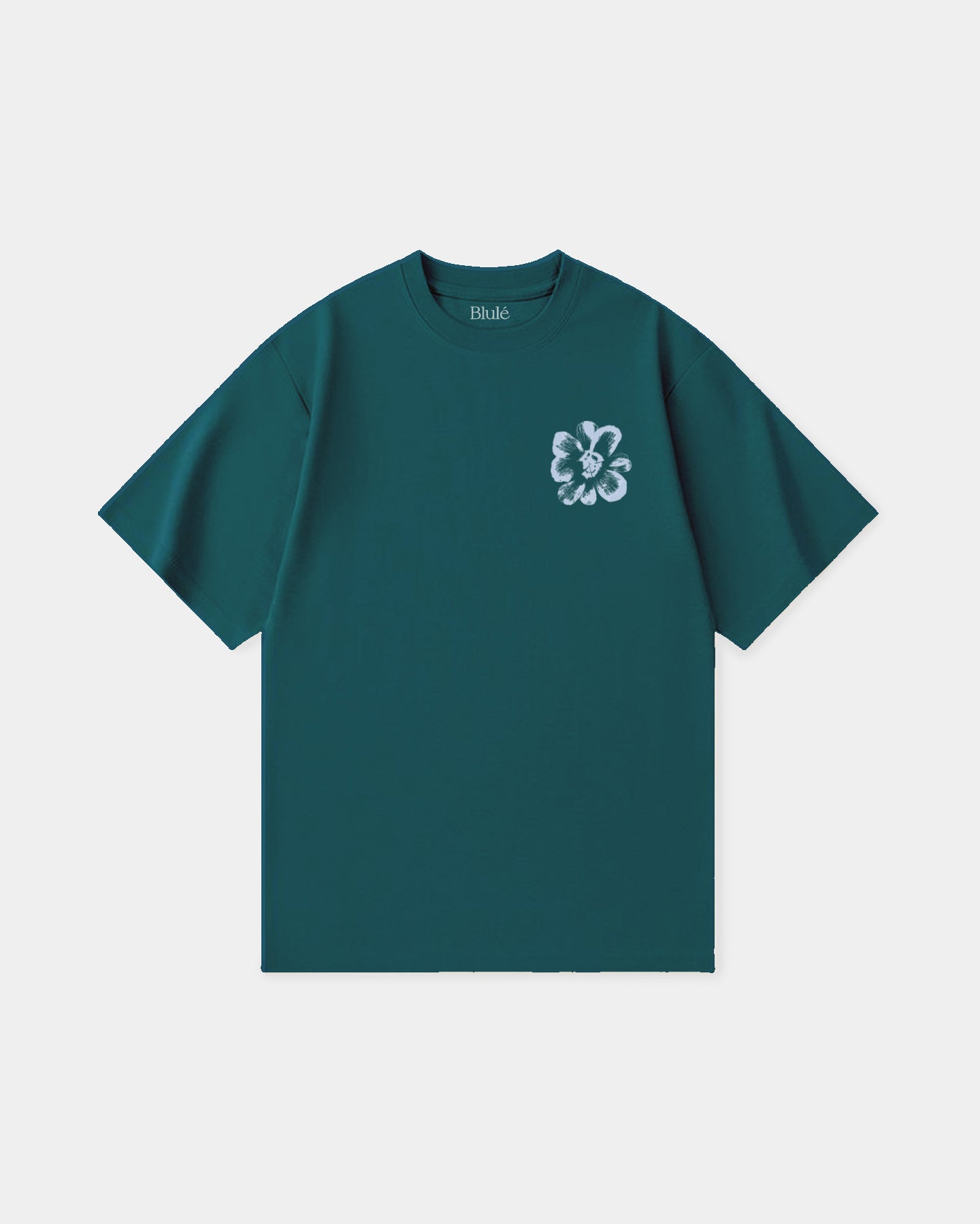 Oversized T Shirt Iridescence Dark Green