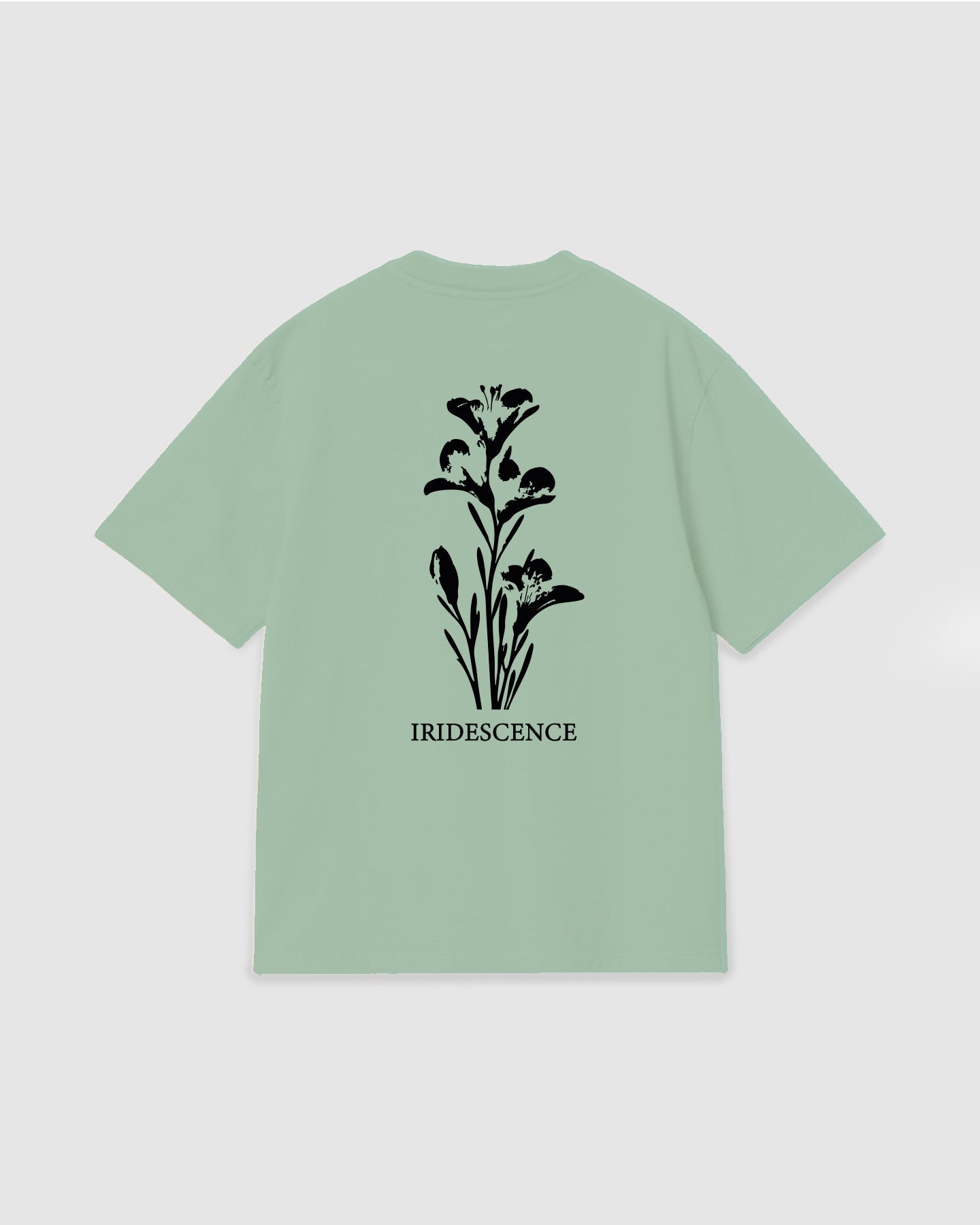 Oversized T Shirt Iridescence Light Green