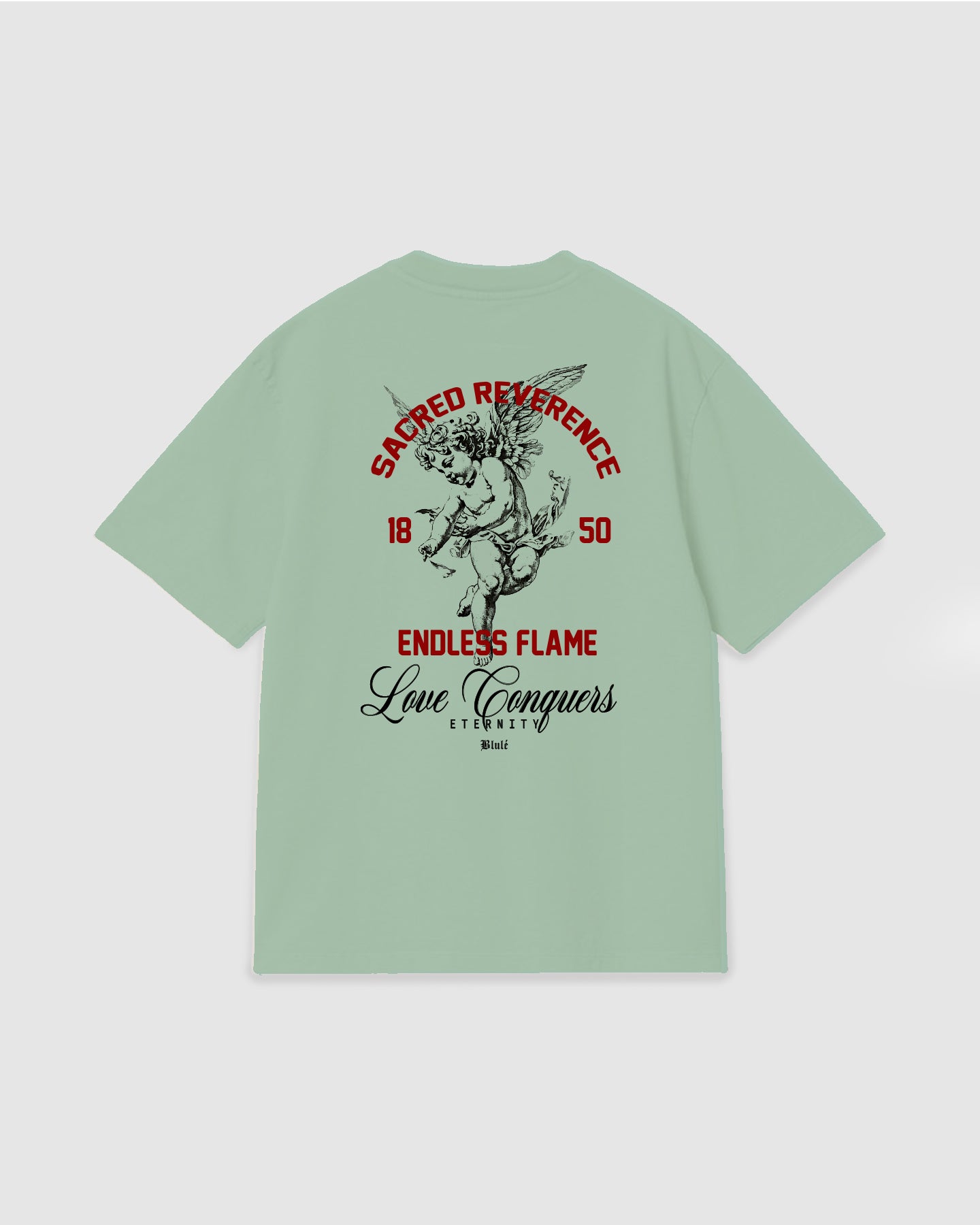Oversized T Shirt Reverence Light Green