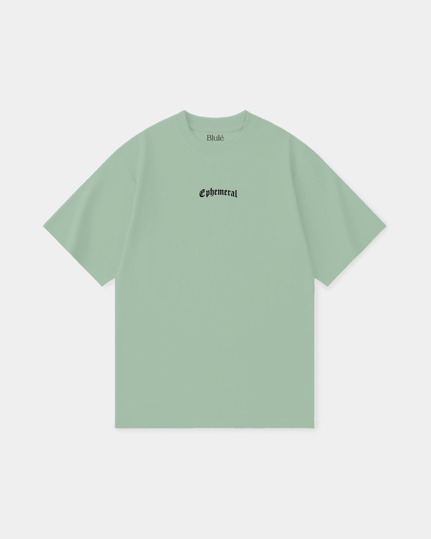 Oversized T Shirt Ephemeral Light Green