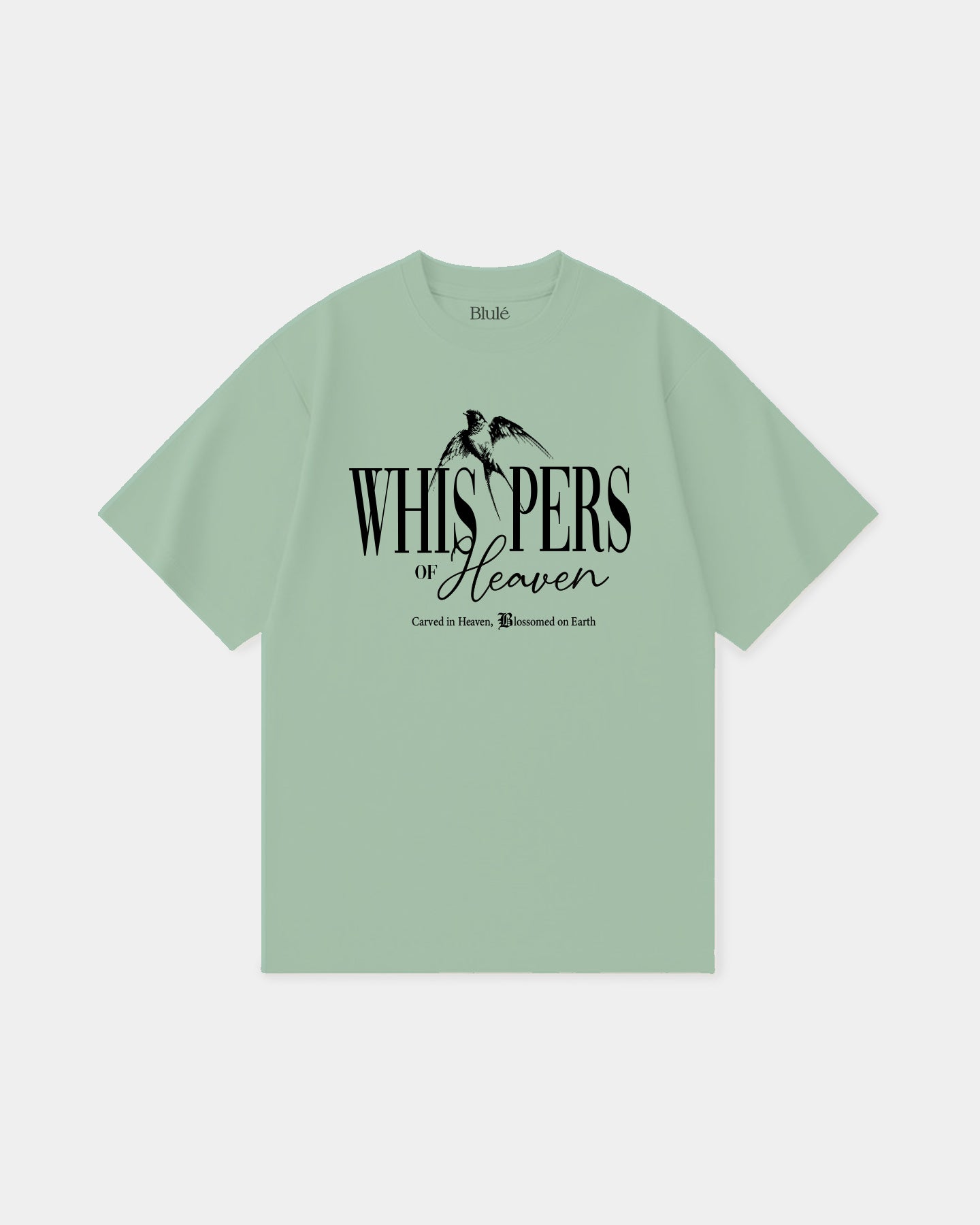 Oversized T Shirt Whispers Light Green