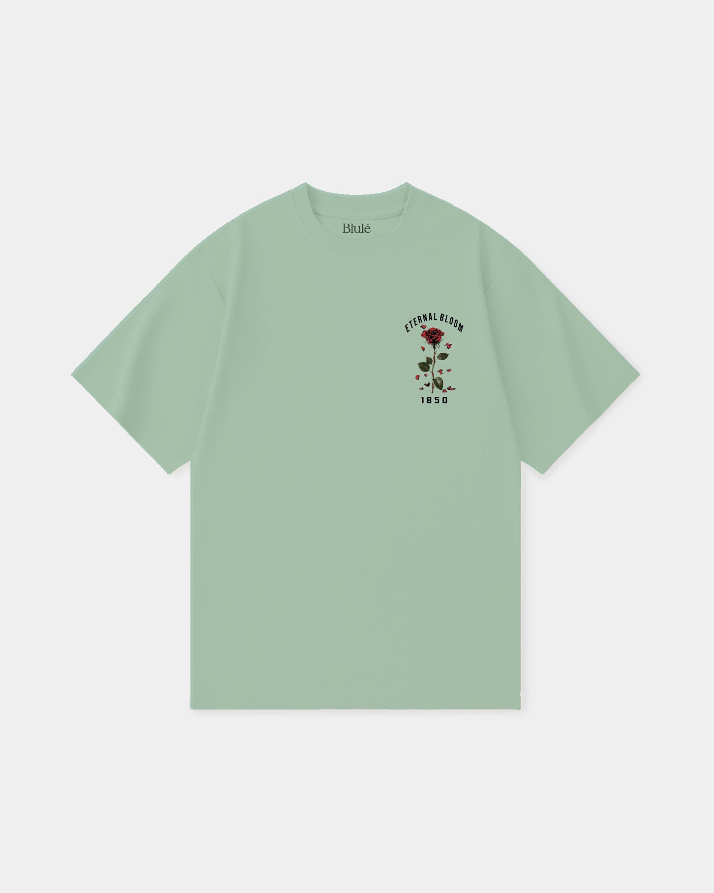 Oversized T Shirt Eternal Bloom Light Green