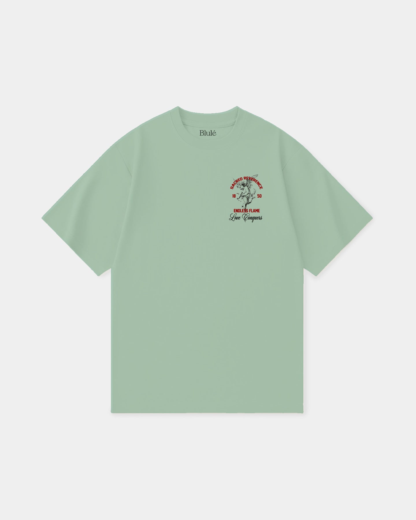 Oversized T Shirt Reverence Light Green