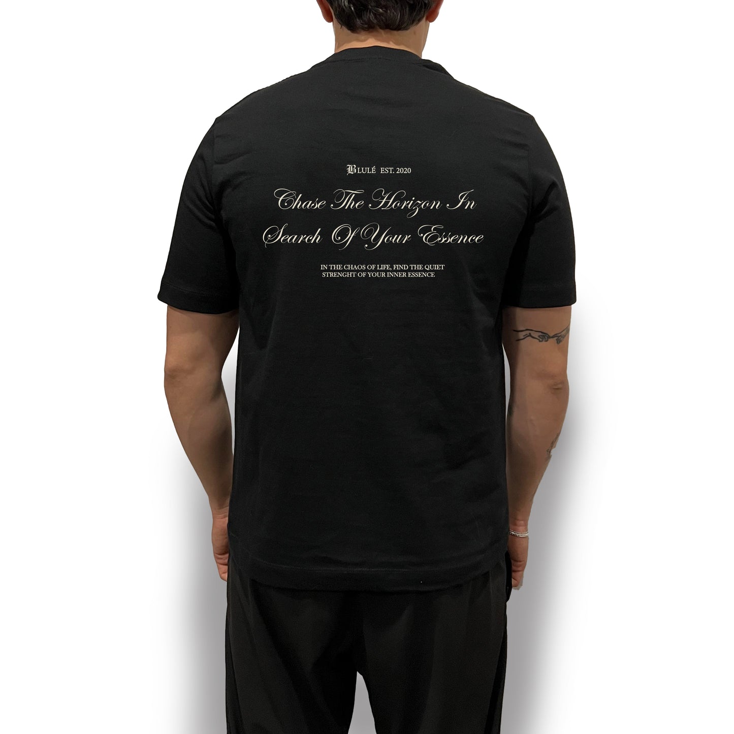 Camiseta Regular Fit Unisex Horizon Negro