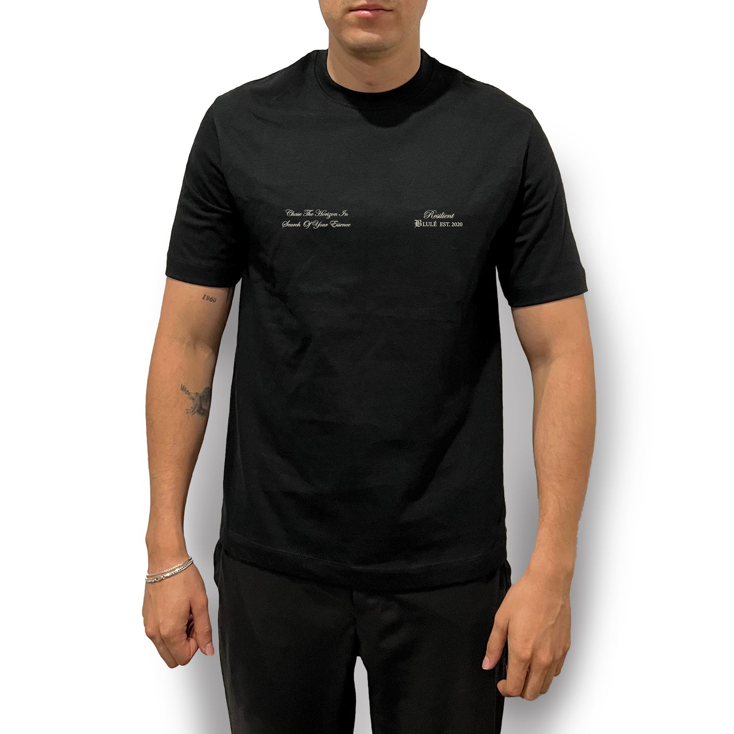 Camiseta Regular Fit Unisex Horizon Negro