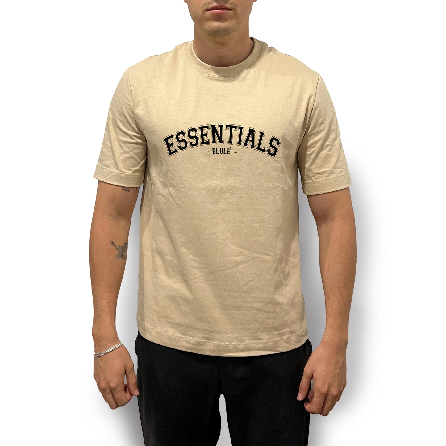 Camiseta Regular Fit Unisex Essentials Nude