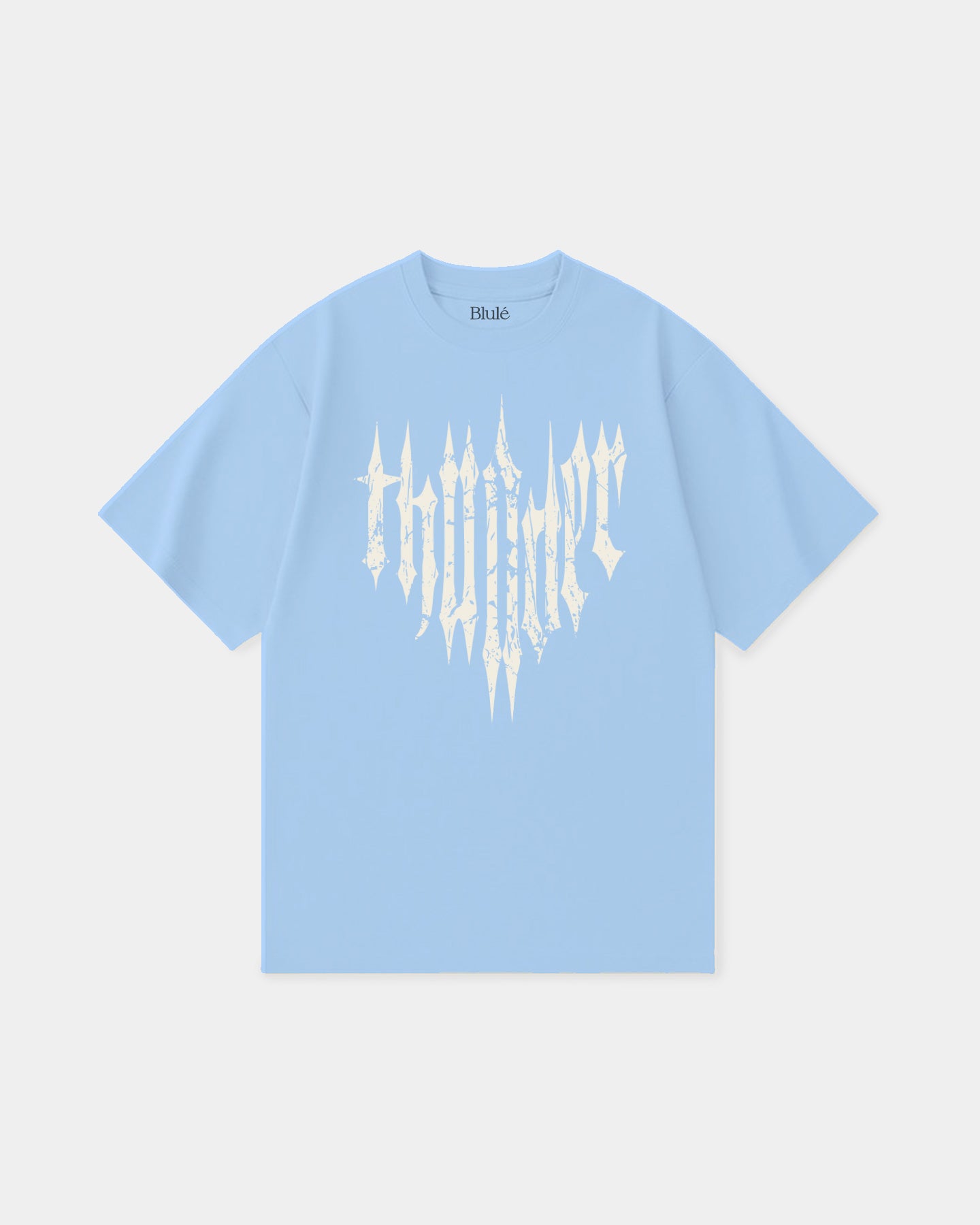 Oversized T Shirt Thunder Sky Blue