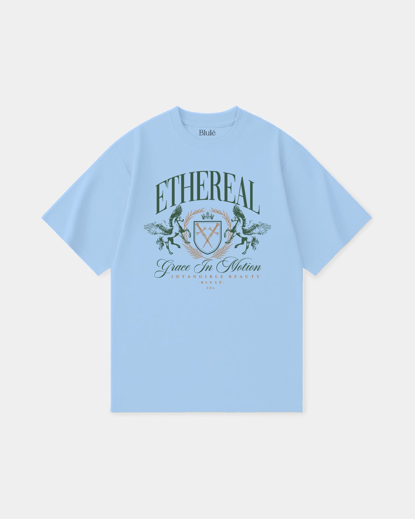 Oversized T Shirt Ethereal Sky Blue
