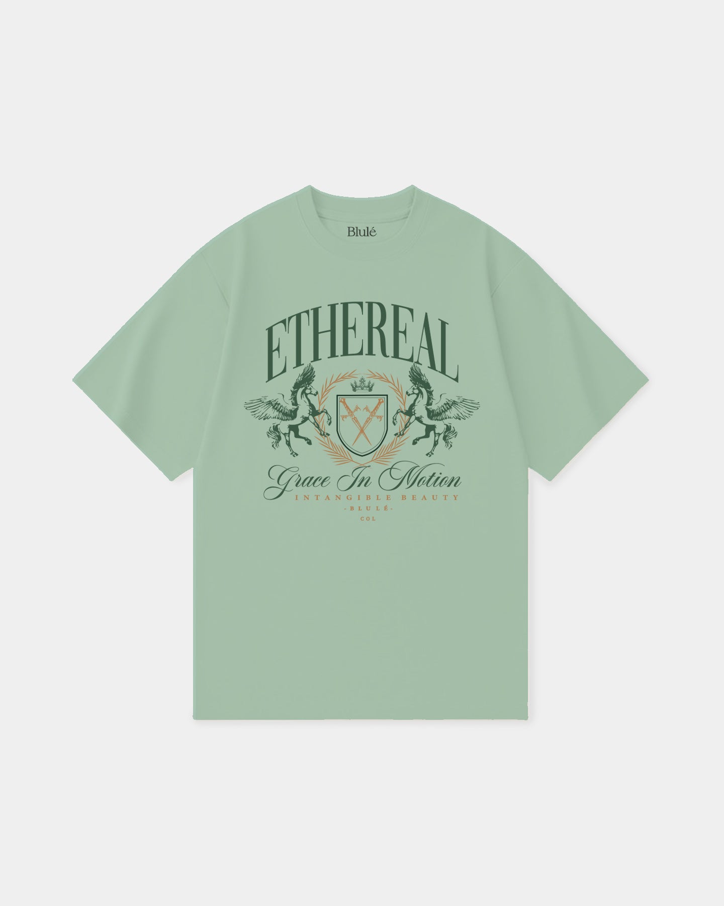Oversized T Shirt Ethereal Light Green