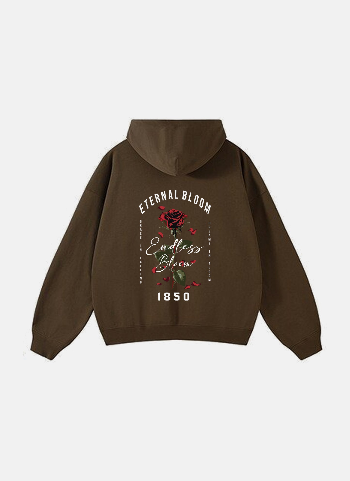 Eternal Bloom Hoodie Brown