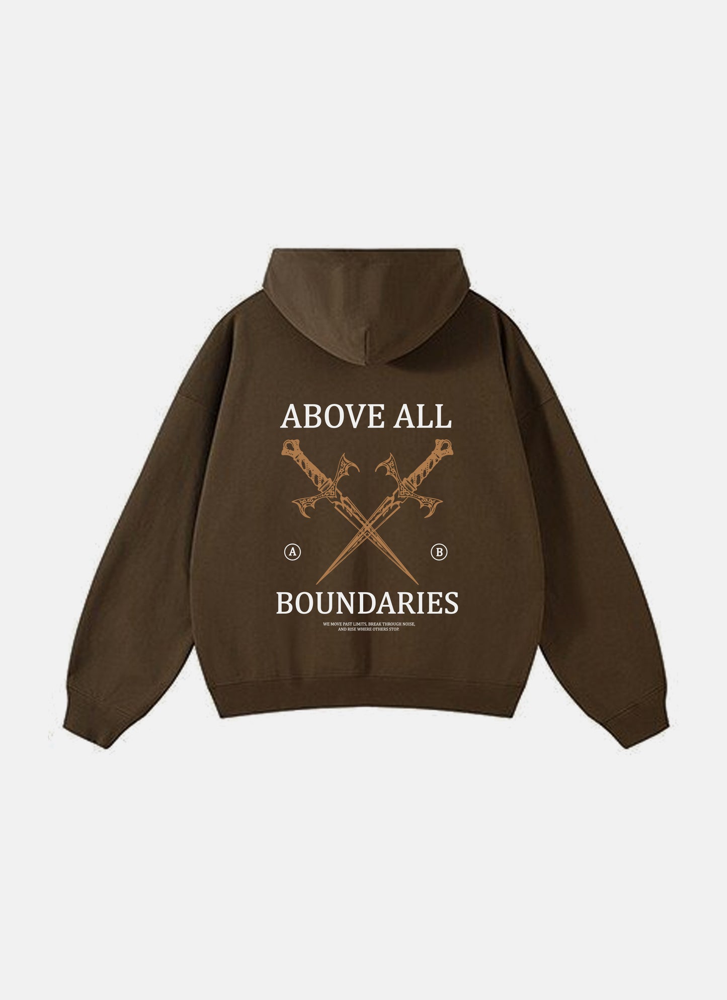 Boundaries Hoodie Brown