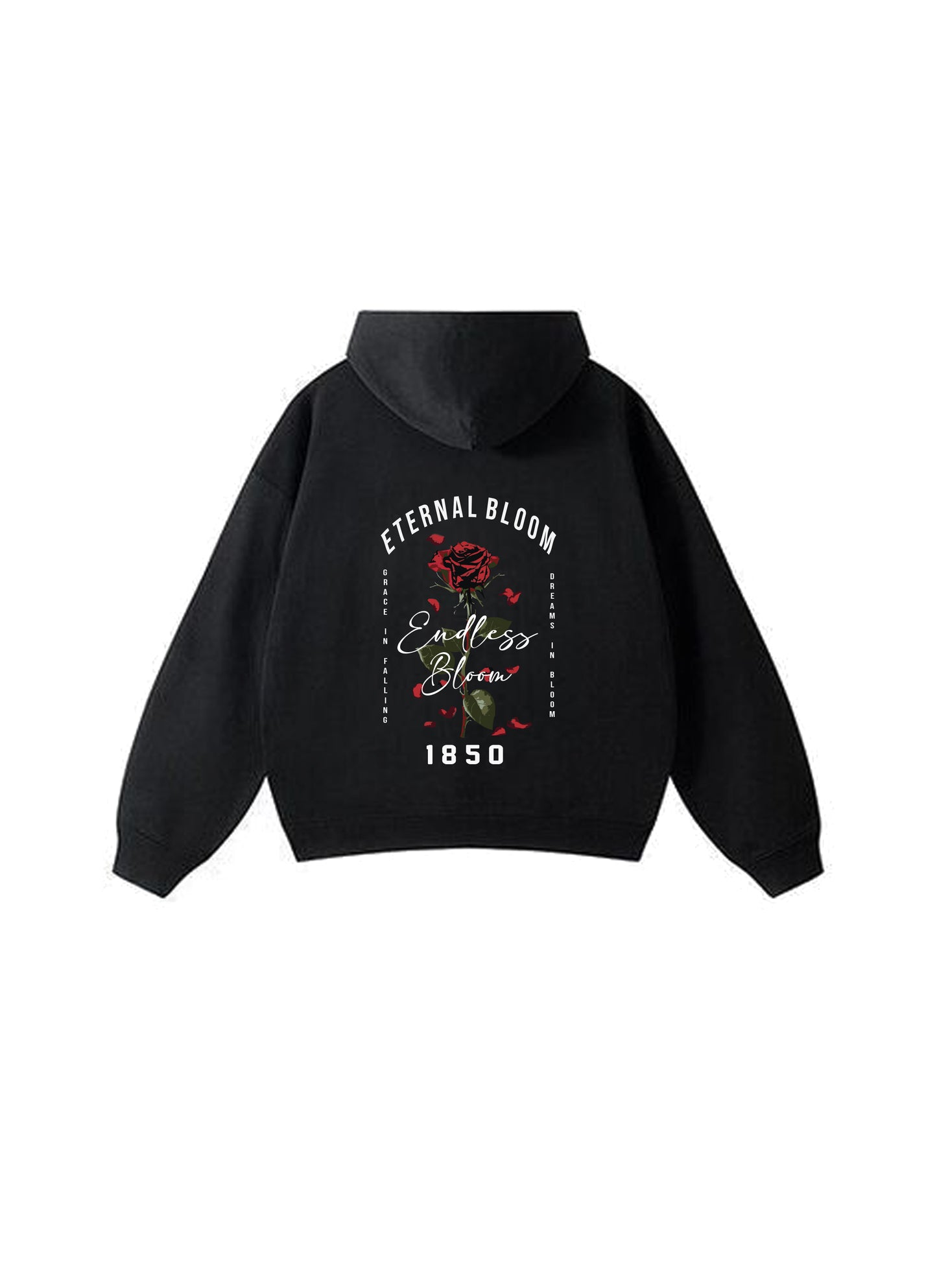 Eternal Bloom Hoodie Black