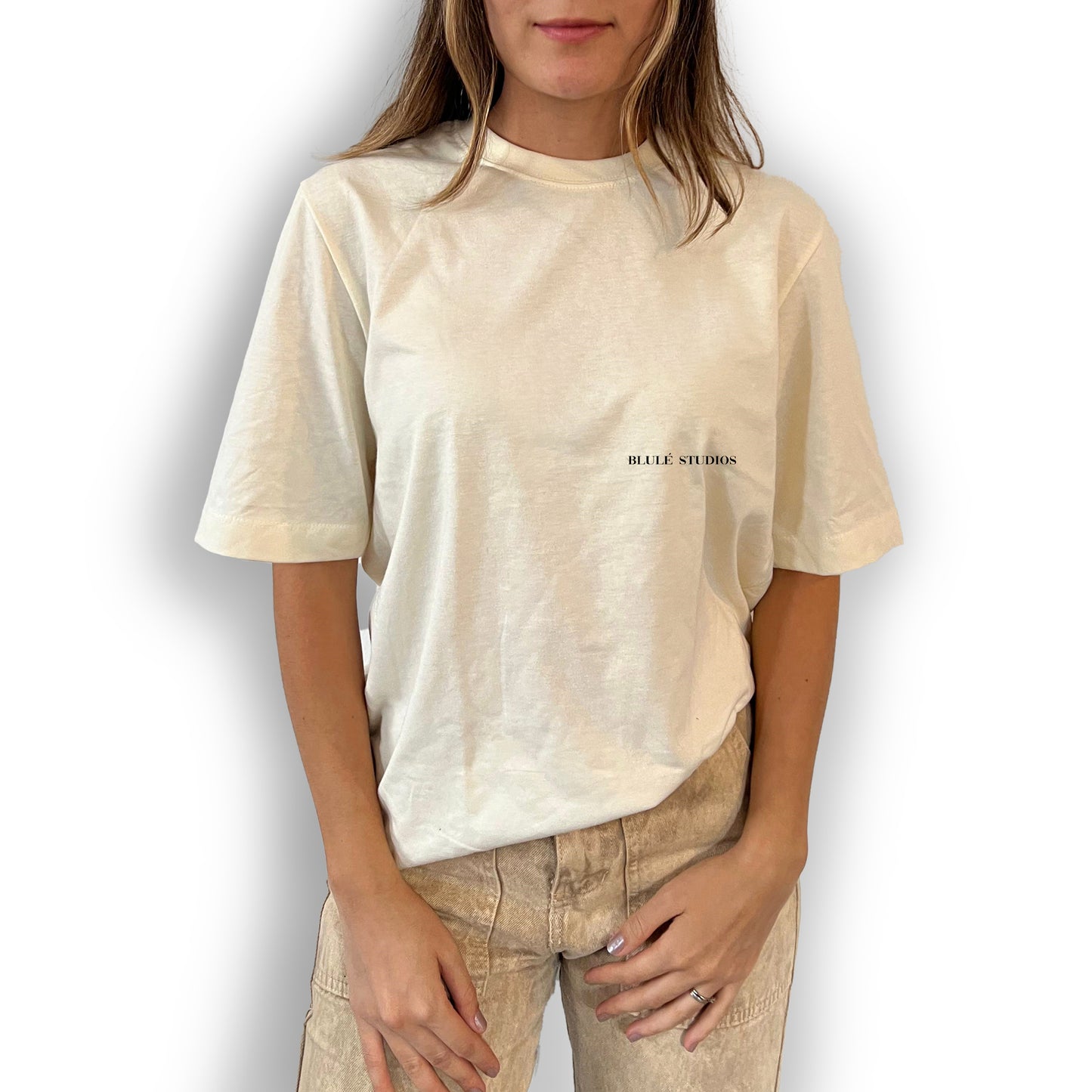 Camiseta Unisex Regular Fit Blule Studios Vainilla