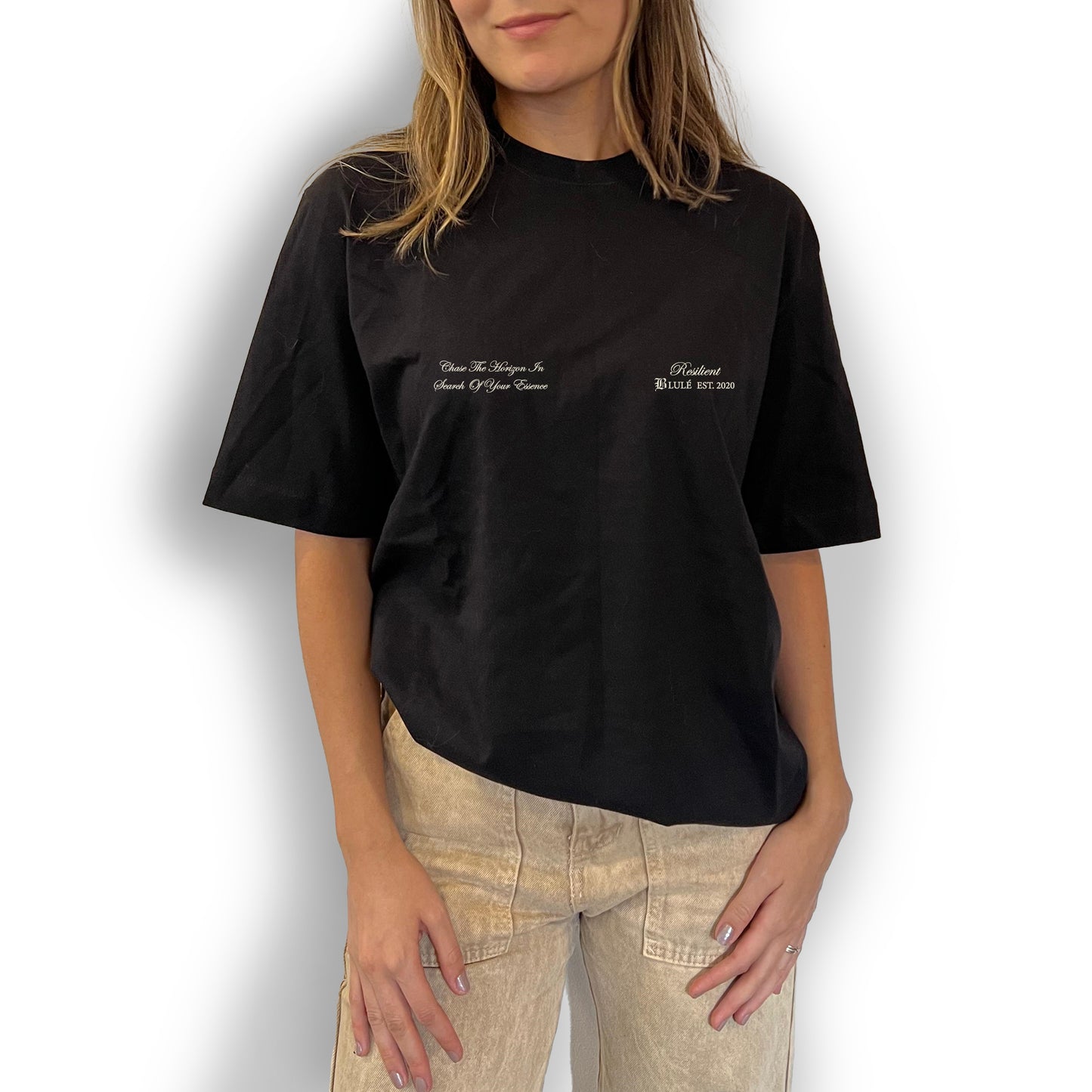 Camiseta Regular Fit Unisex Horizon Negro
