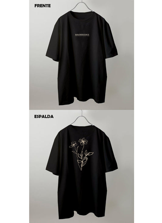 Imagen Camiseta Oversized Premium Unisex Magnificence Negro
