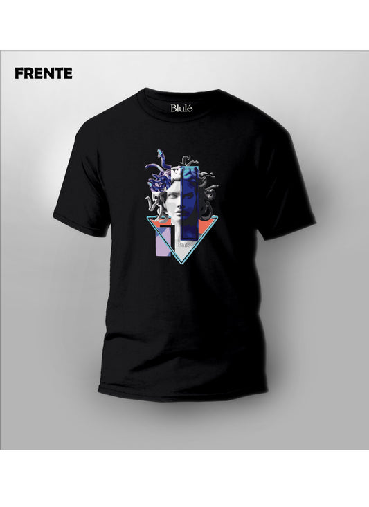 Imagen Camiseta Medusa 3D Negro