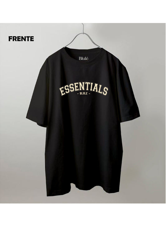 Imagen Camiseta Oversized Premium Unisex Essentials Negro