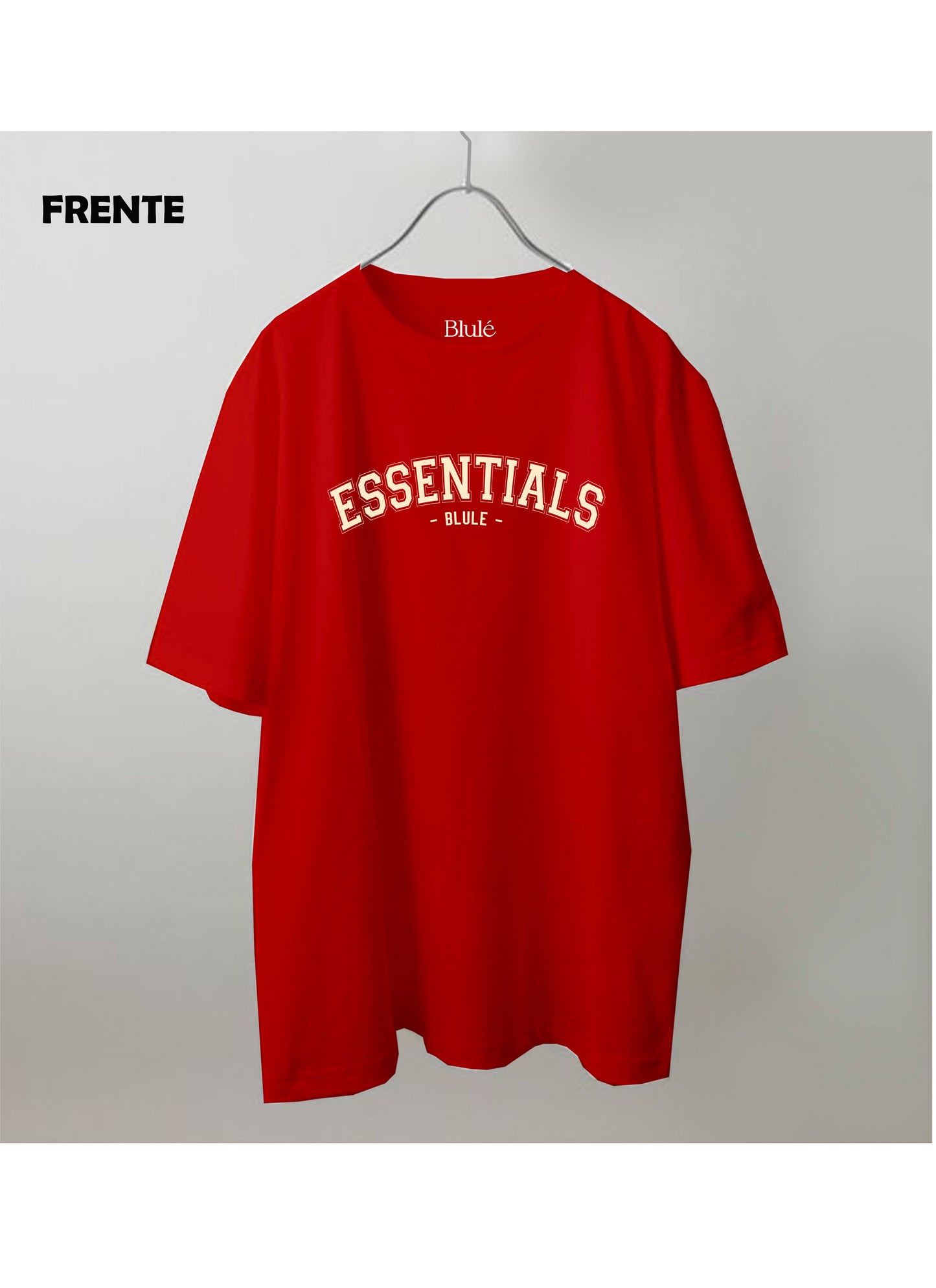 Imagen Camiseta Oversized Premium Unisex Essentials Rojo Malboro