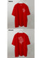 Imagen Camiseta Oversized Premium Unisex Dragon One Line Rojo Malboro