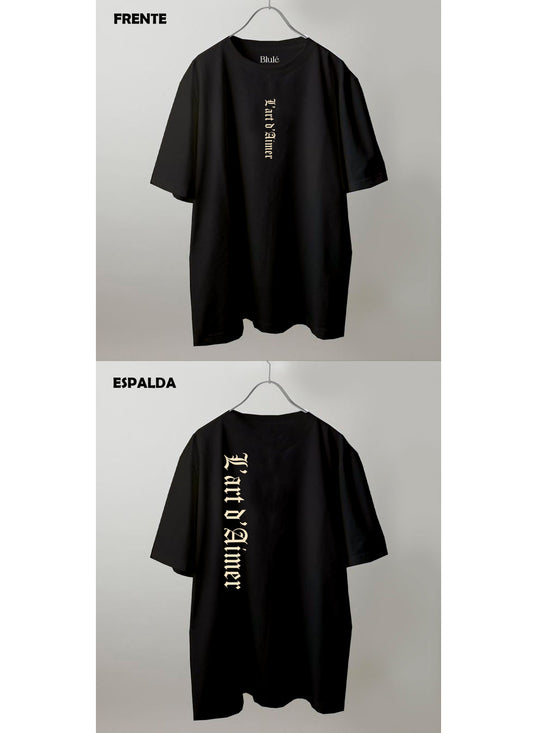 Imagen Camiseta Oversized Premium Unisex L'art d'Aimer Negro