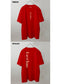 Imagen Camiseta Oversized Premium Unisex L'art d'Aimer Rojo Malboro