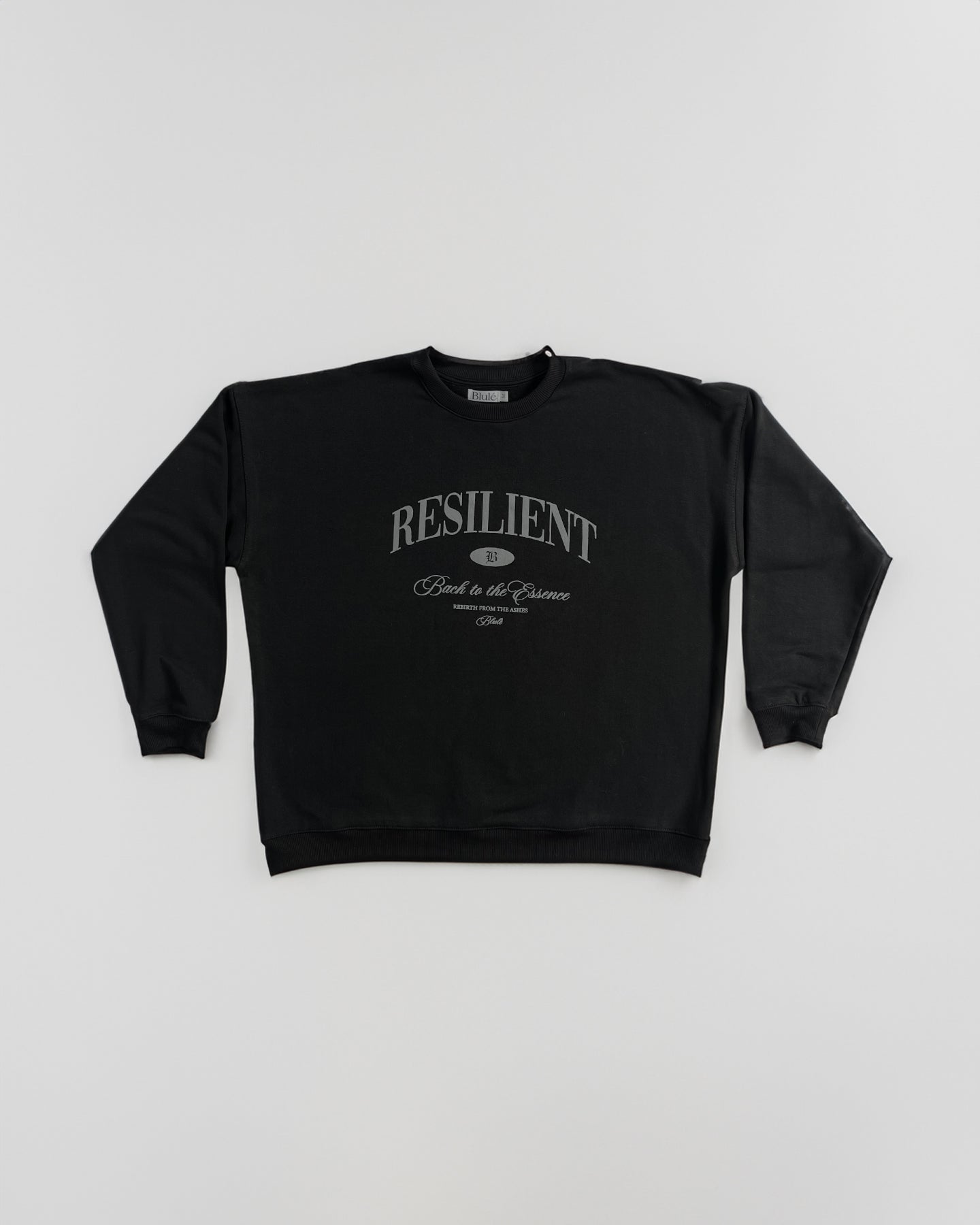 Back to the essence Crewneck Black