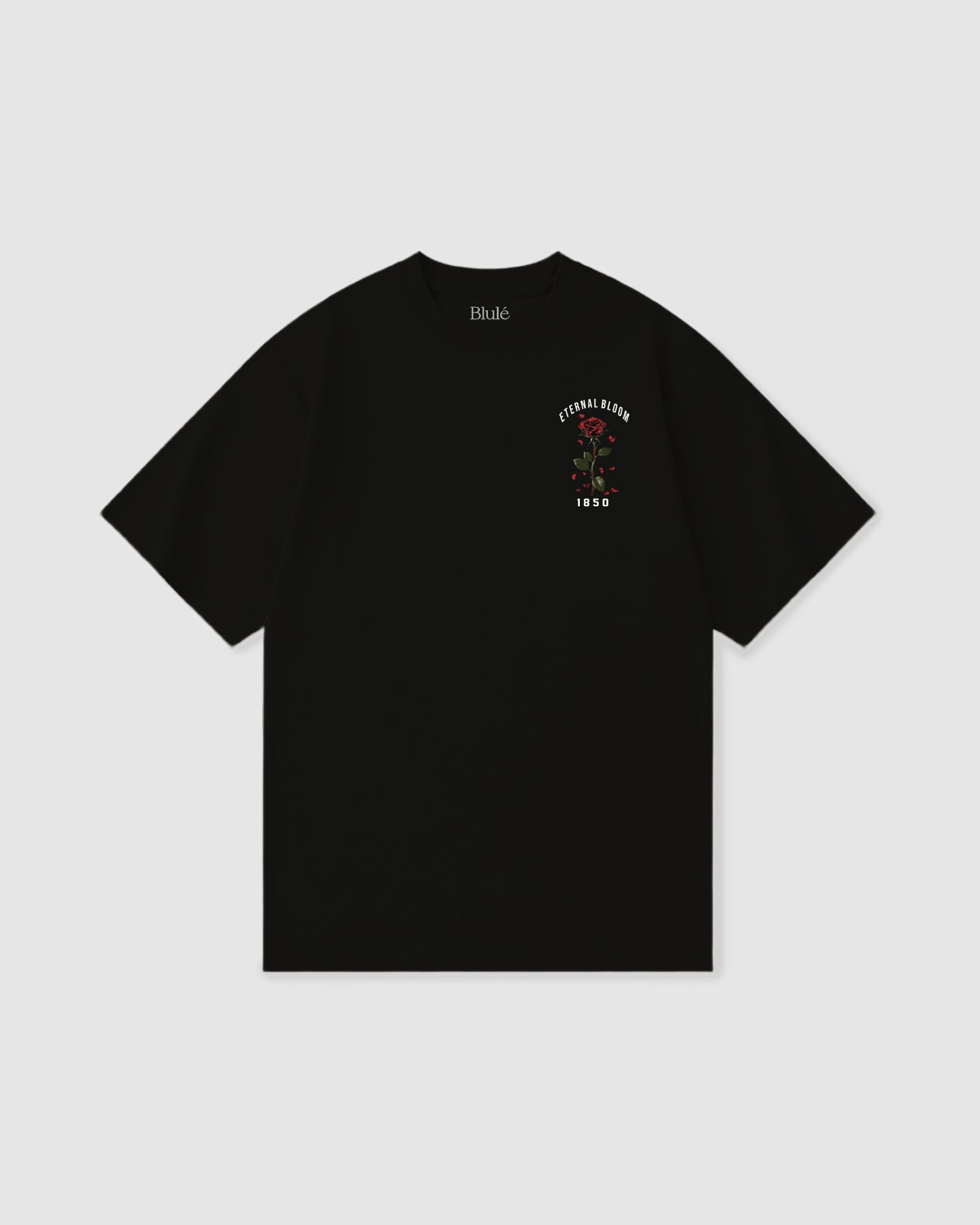 Oversized T Shirt Eternal Bloom Black