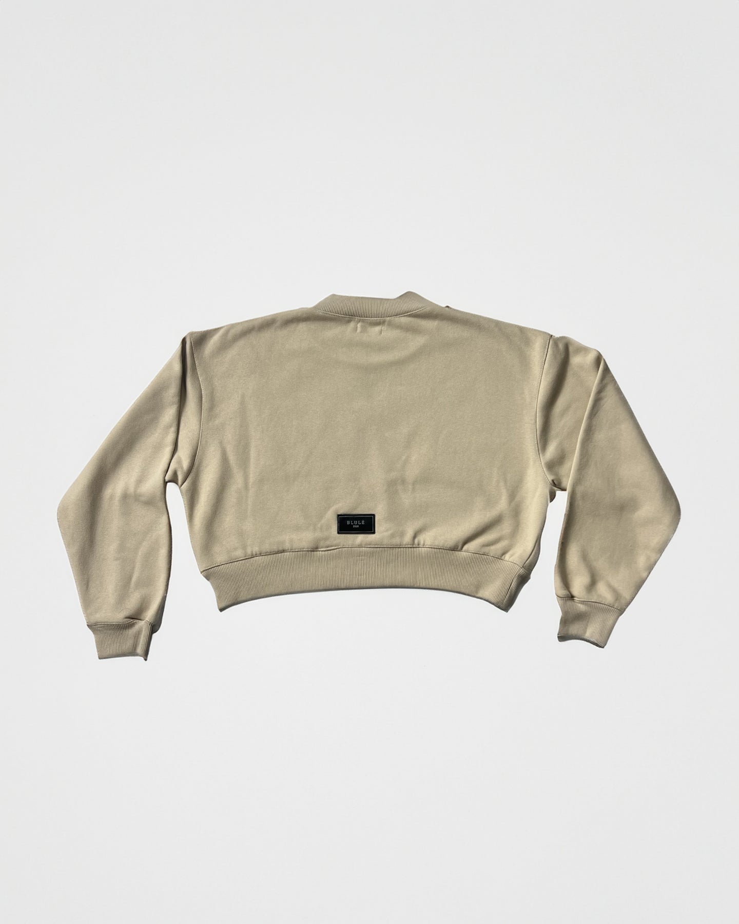 Back to the essence Crewneck Cropped Nude