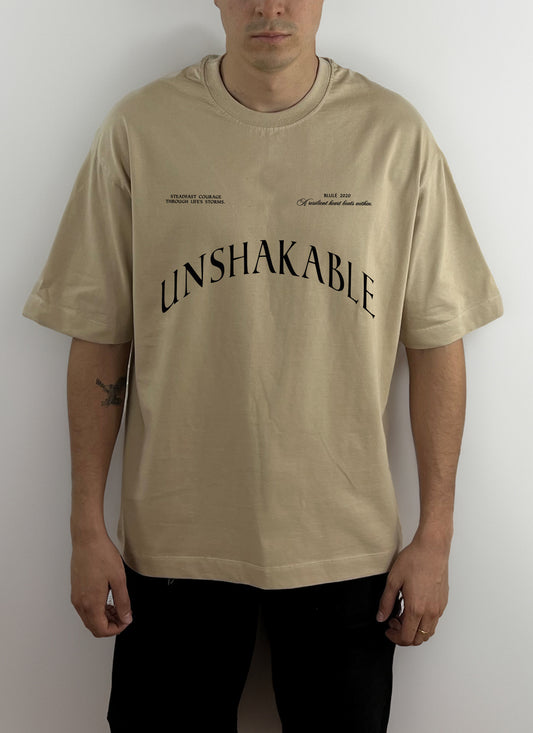 Camiseta Unisex Oversized Unshakeble Nude