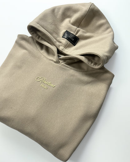 Resilient Cropped Hoodie Nude