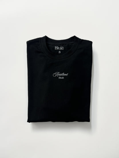 Camiseta Oversized Unisex Resilient Negro