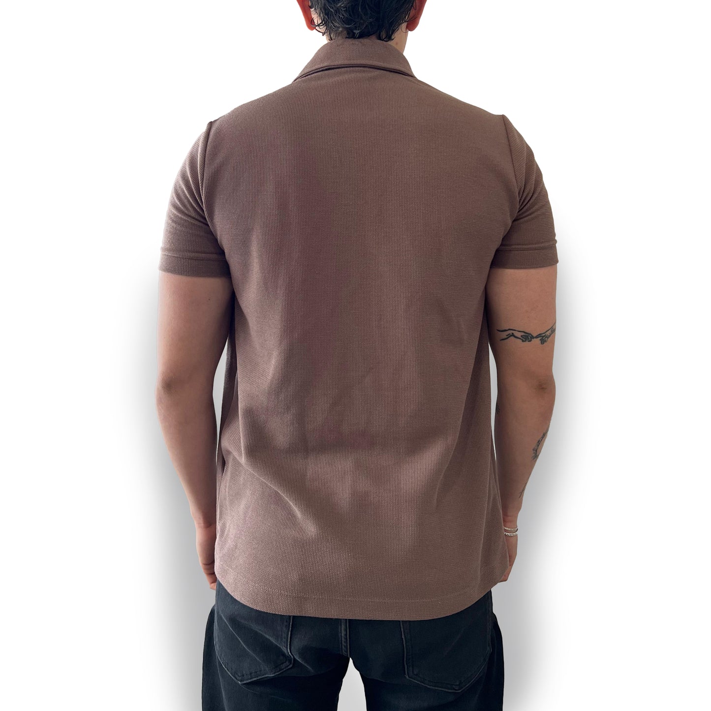 Camisa Tipo Polo Café