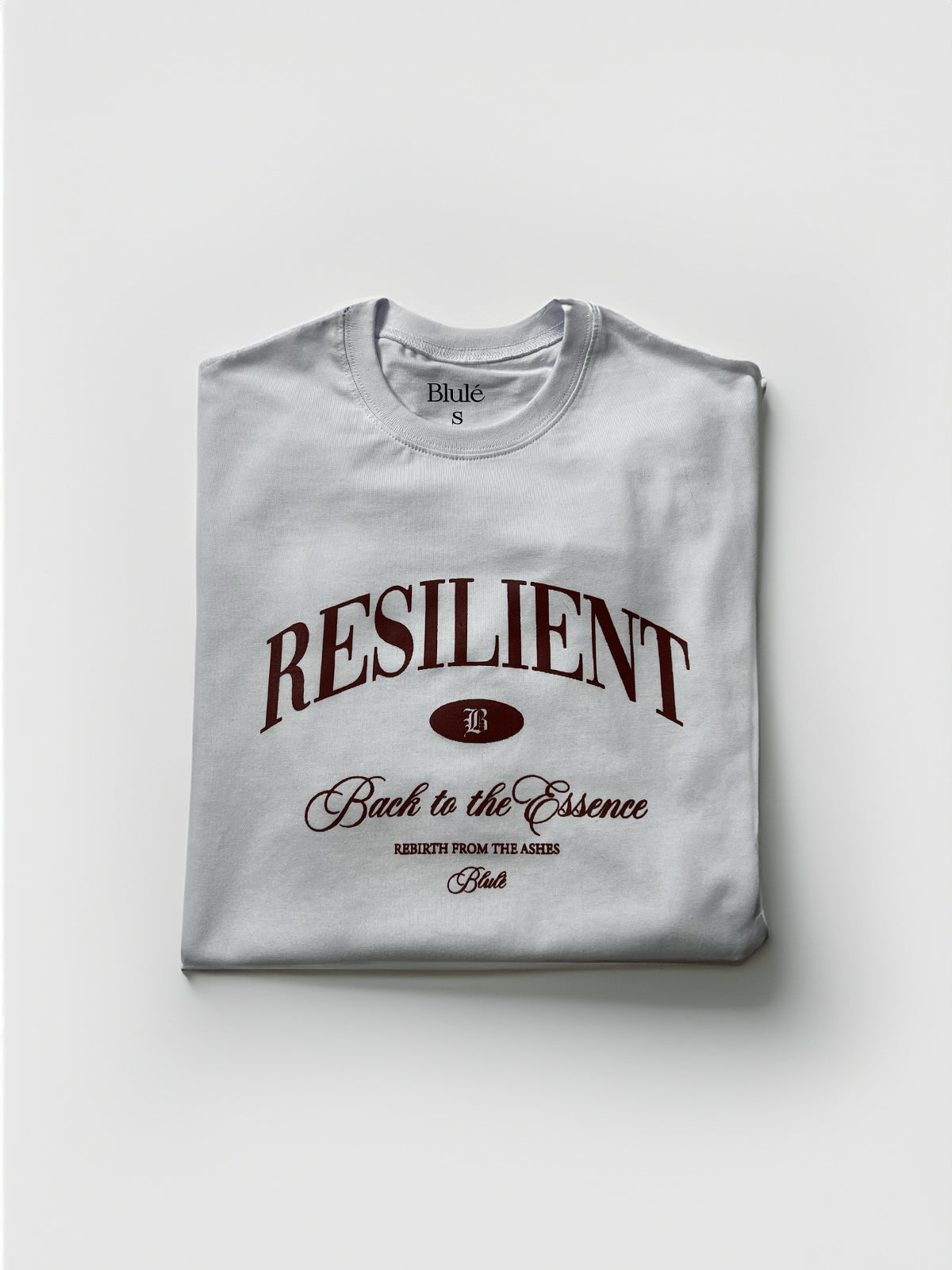 Camiseta Unisex Oversized Back to the essence Vino-Blanco