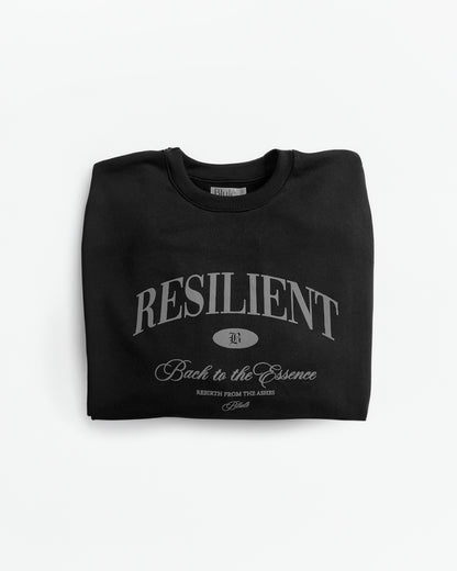 Back to the essence Crewneck Black